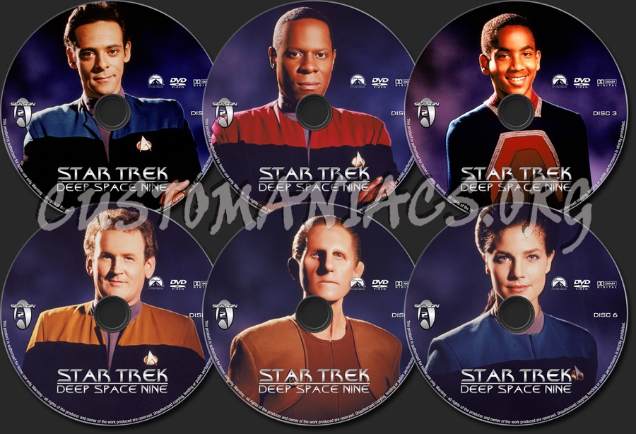 Star Trek Deep Space Nine Season Two dvd label