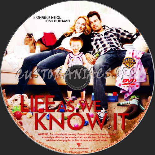 Life as We Know It dvd label