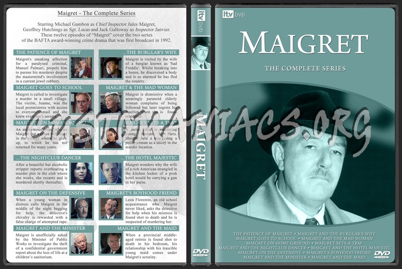 Maigret (Michael Gambon) dvd cover