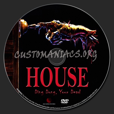 House dvd label