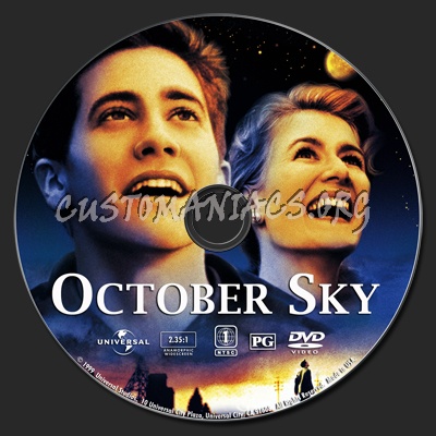 October Sky dvd label