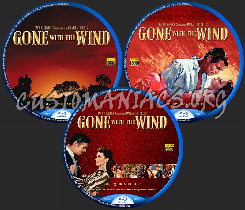 Gone With The Wind blu-ray label