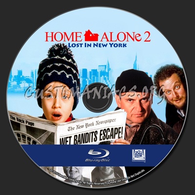 Home Alone 2 blu-ray label