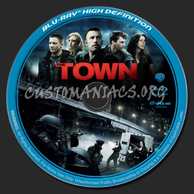 The Town blu-ray label