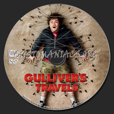 Gulliver's Travels dvd label