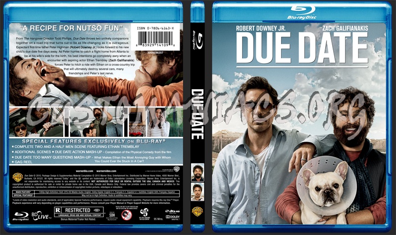 Due Date blu-ray cover