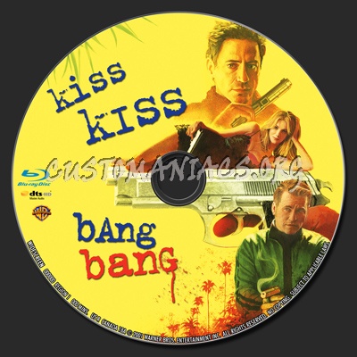 Kiss Kiss Bang Bang blu-ray label