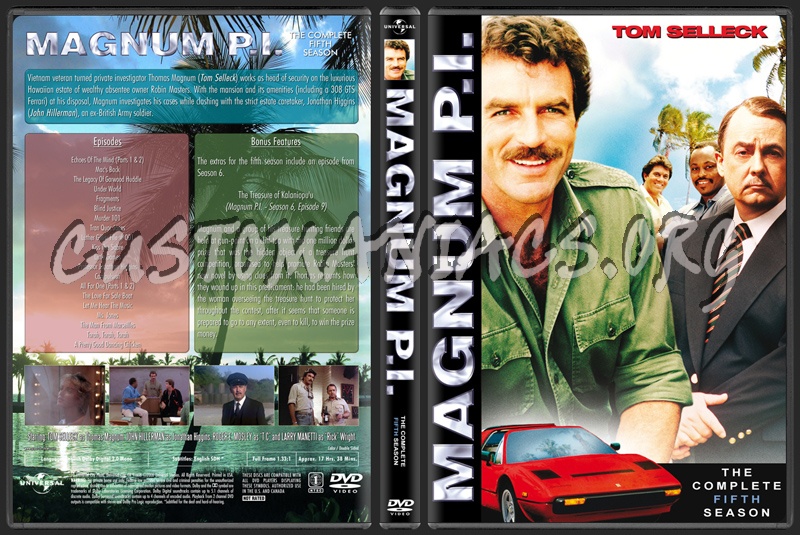 Magnum P.I. dvd cover