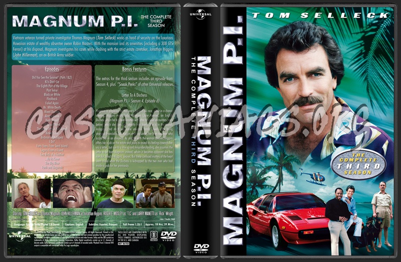 Magnum P.I. dvd cover