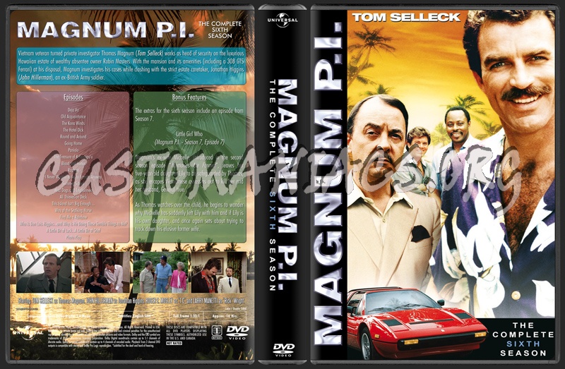 Magnum P.I. dvd cover