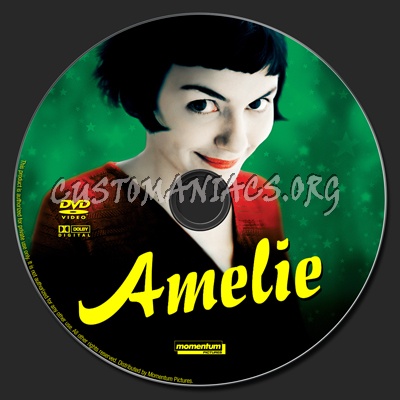 Amlie dvd label