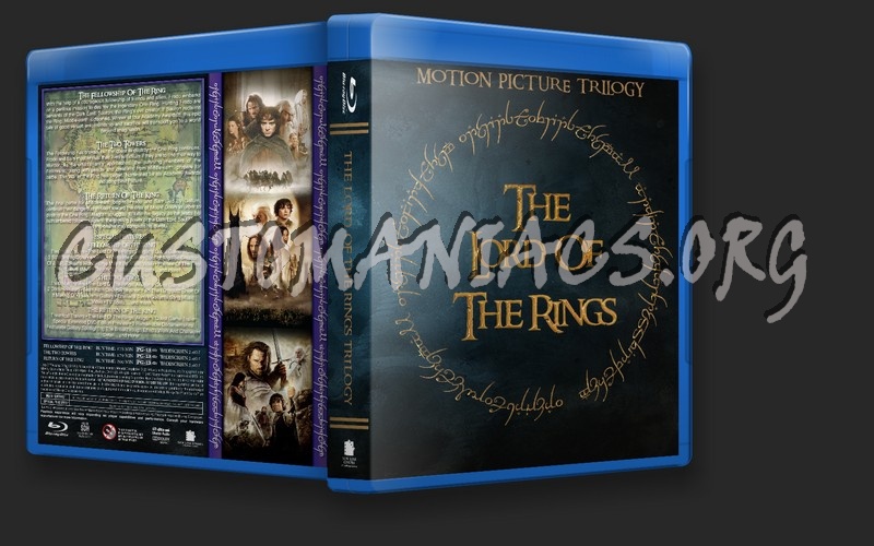 Lord Of The Rings Trilogy blu-ray cover