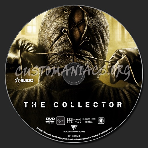 The Collector dvd label