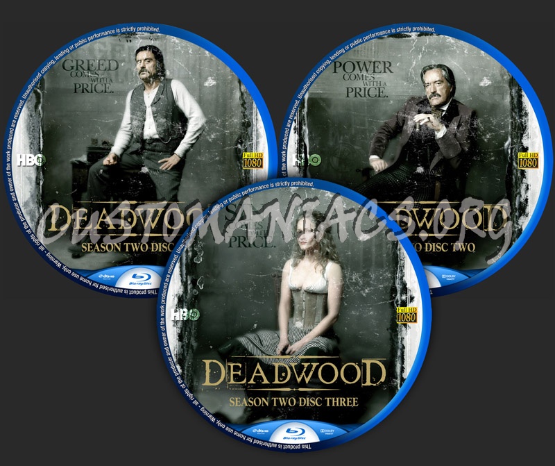 Deadwood - Season 2 dvd label