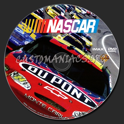 Nascar dvd label