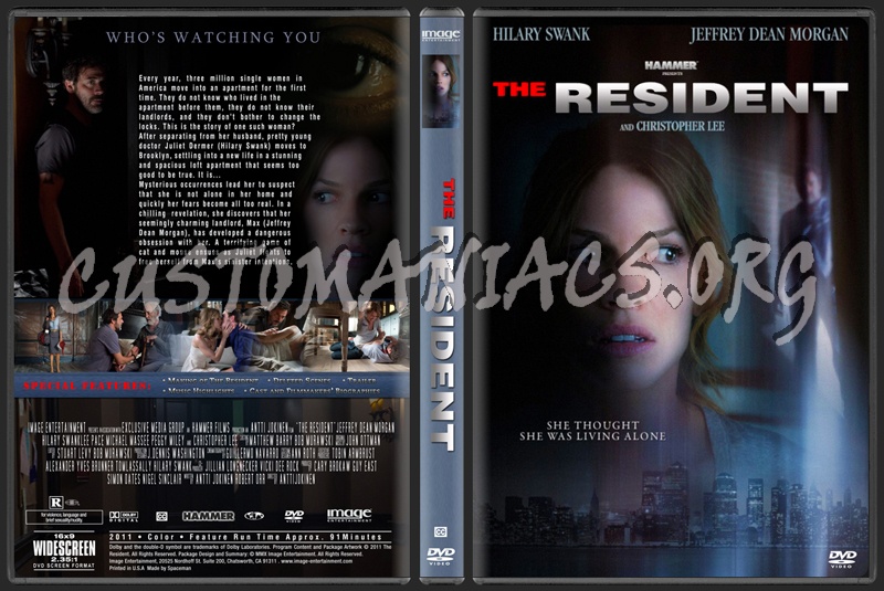 The Resident dvd cover