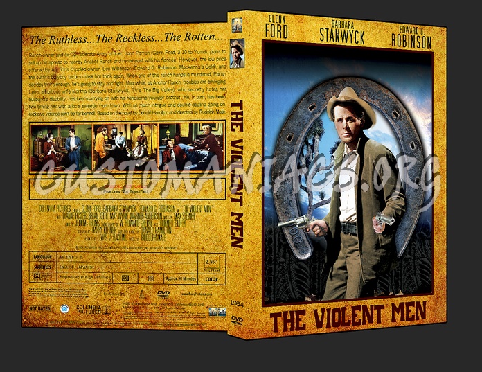 Western Collection - The Violent Men 1954 dvd cover