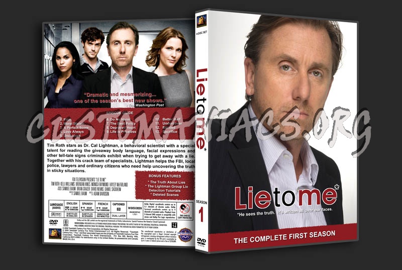 Lie to Me - Seasons 1-2 dvd cover