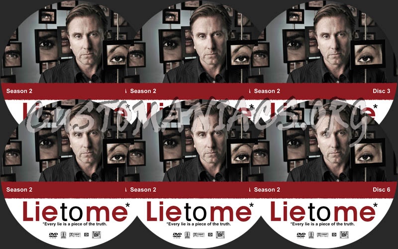 Lie to Me - Season 2 dvd label