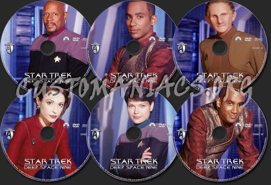 Star Trek Deep Space Nine Season Seven dvd label