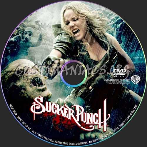 Sucker Punch dvd label