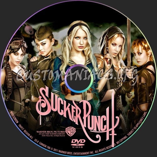 Sucker Punch dvd label