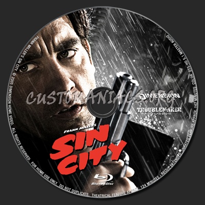 Sin City blu-ray label