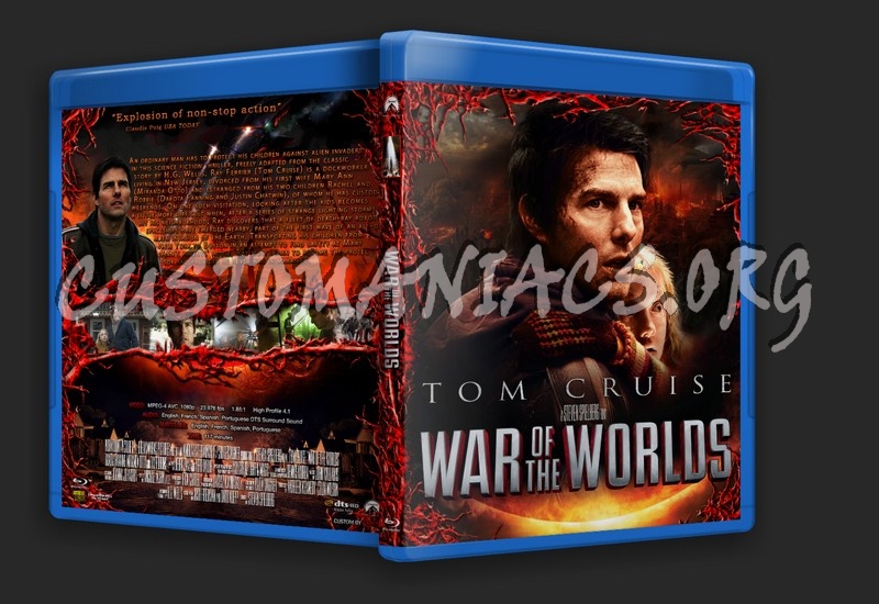 War of the Worlds blu-ray cover