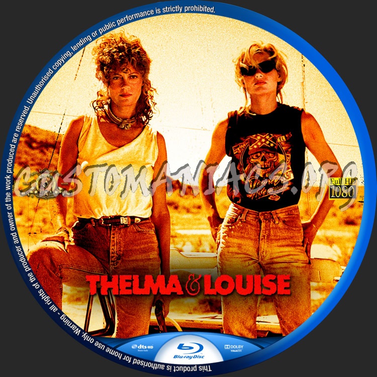 Thelma & Louise blu-ray label