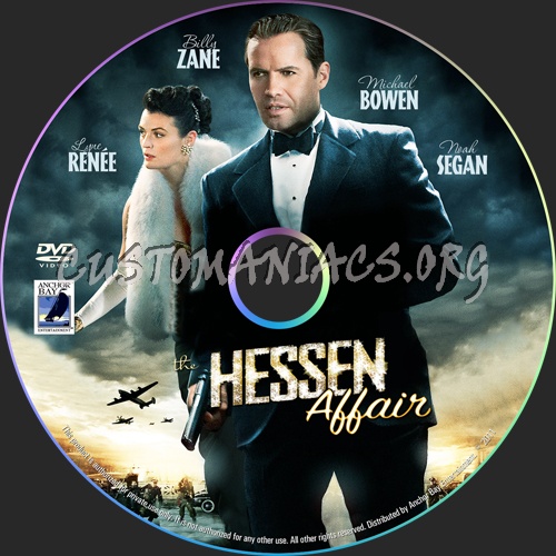 The Hessen Affair dvd label