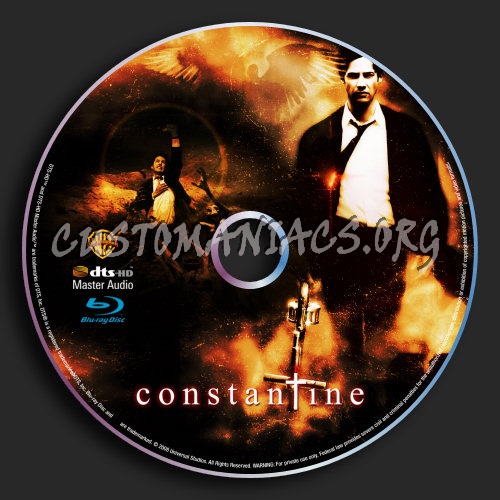 Constantine blu-ray label