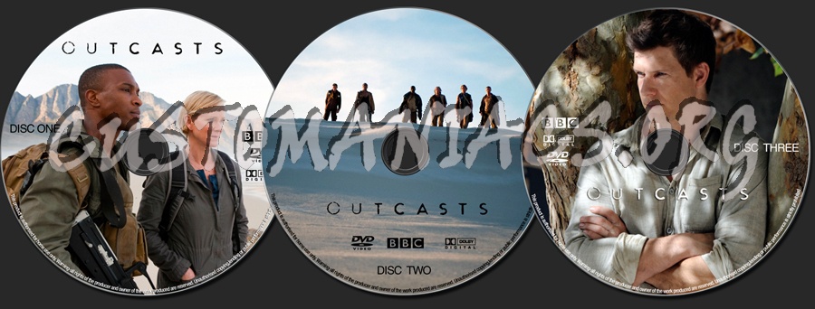 Outcasts dvd label