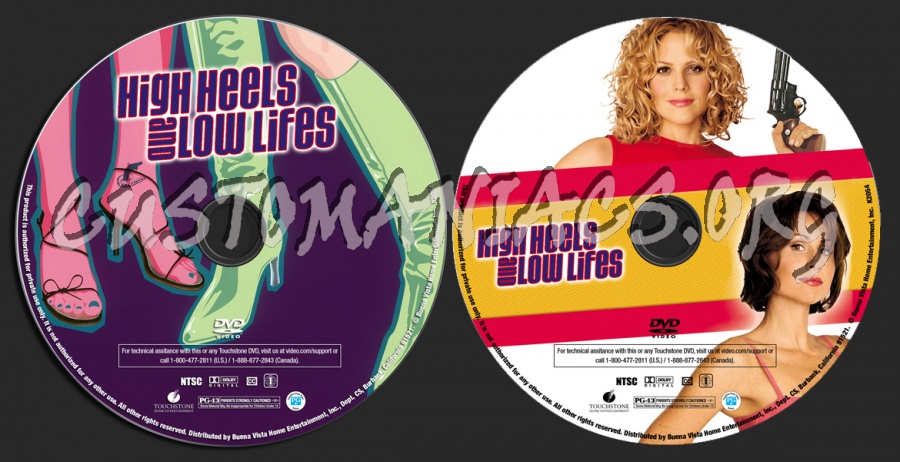 High Heels and Low Lifes dvd label