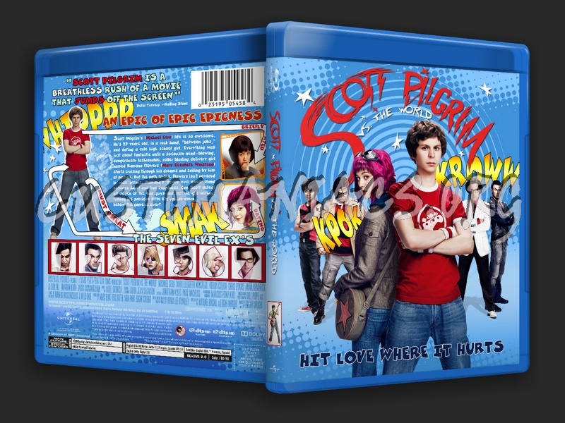 Scott Pilgrim Vs the World blu-ray cover