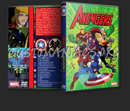 The Avengers: Earth's Mightiest Heroes dvd cover