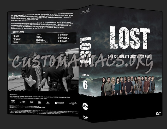 Lost Season 6 dvd cover