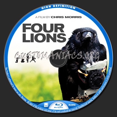 Four Lions blu-ray label