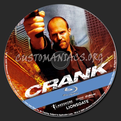 Crank blu-ray label