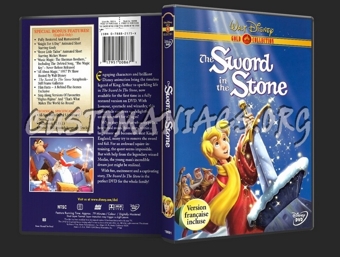 The Sword in the Stone dvd cover