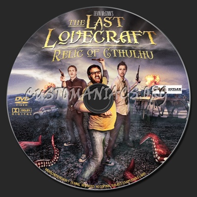 The Last Lovecraft: Relic of Cthulhu dvd label