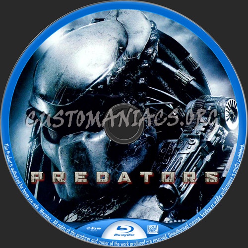 Predators blu-ray label