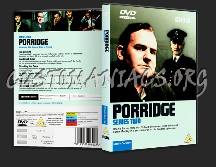 Porridge Series Two dvd cover