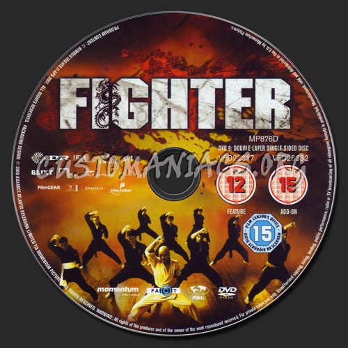 Fighter (2007) dvd label