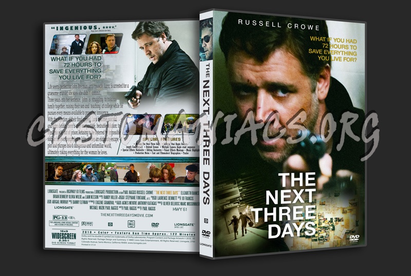 The Next Three Days dvd cover