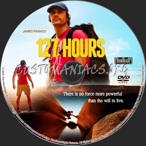 127 Hours dvd label