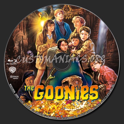 The Goonies blu-ray label