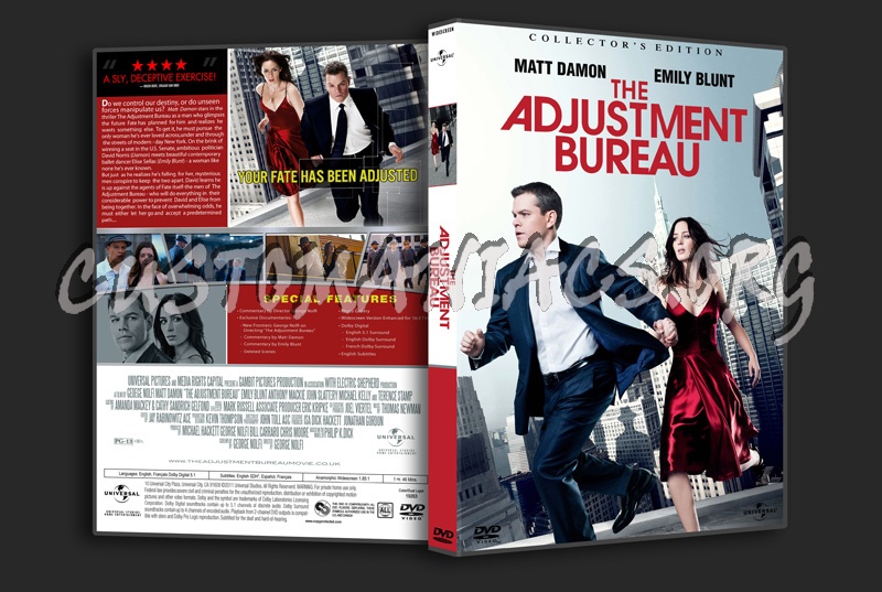 The Adjustment Bureau dvd cover