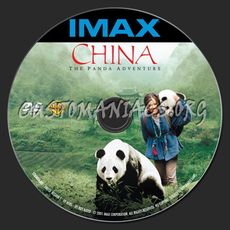 Imax: China dvd label