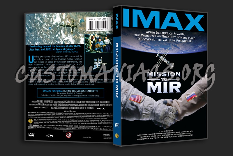 Imax: Mission to Mir dvd cover