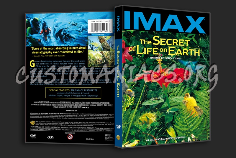 Imax: The Secret Life on Earth dvd cover